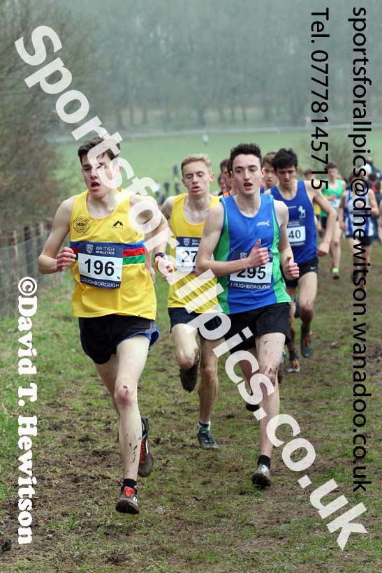 Mens under-20s Inter Counties Cross Country, Prestwold Hall, Loughborough. Photo: David T. Hewitson/Sports for All Pics